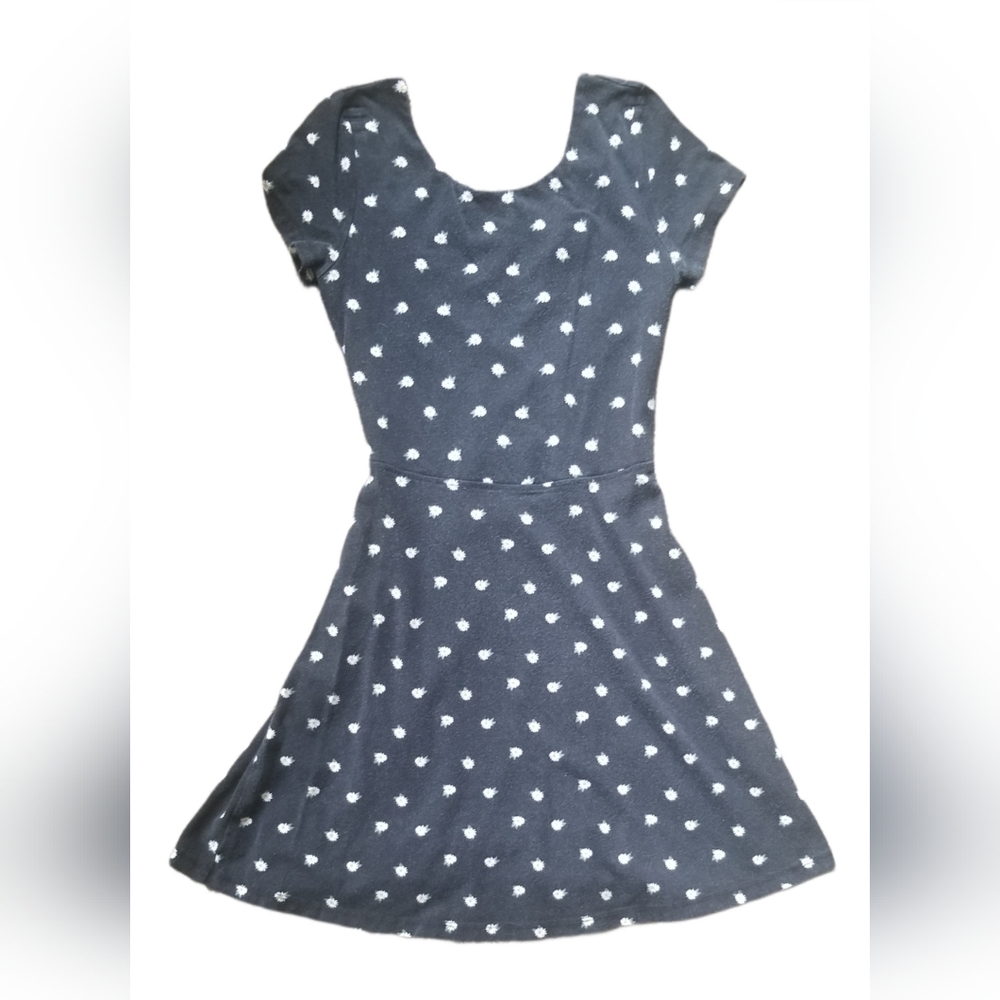 Women's XS Hollister Daisy Sun Dress Lace Up Backing